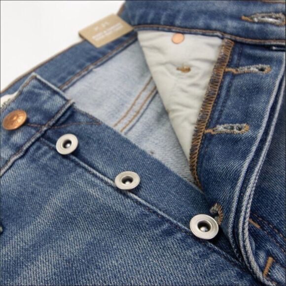 Madewell Rivet & Thread Cali Demi-Boot Jeans in Shetland Wash, ‎ made in USA, 25 - Picture 15 of 16